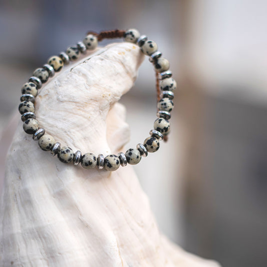 Dalmatian Jasper Bracelet