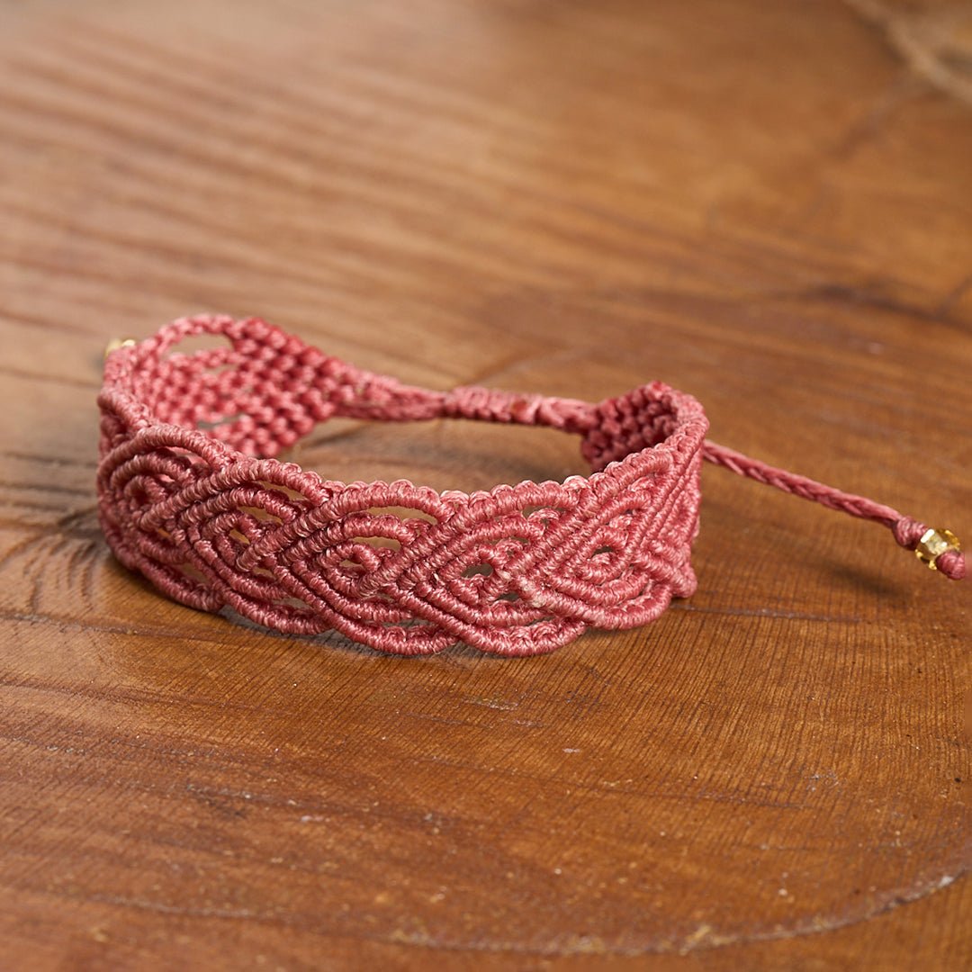 Big Heart - Cuff Bracelet - Art Anna MacrameCuff Bracelet