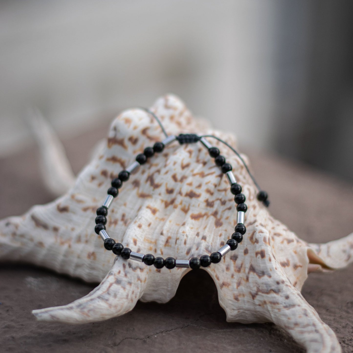 Black Onyx Bracelet - Art Anna MacrameBracelet