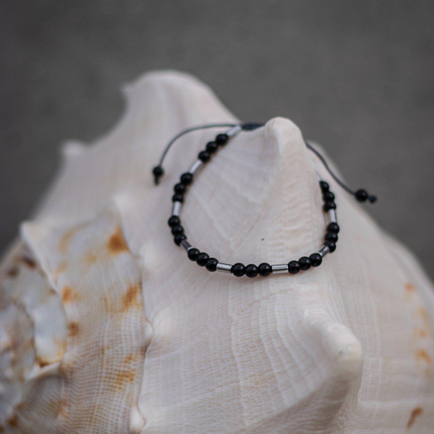 Black Onyx Bracelet - Art Anna MacrameBracelet