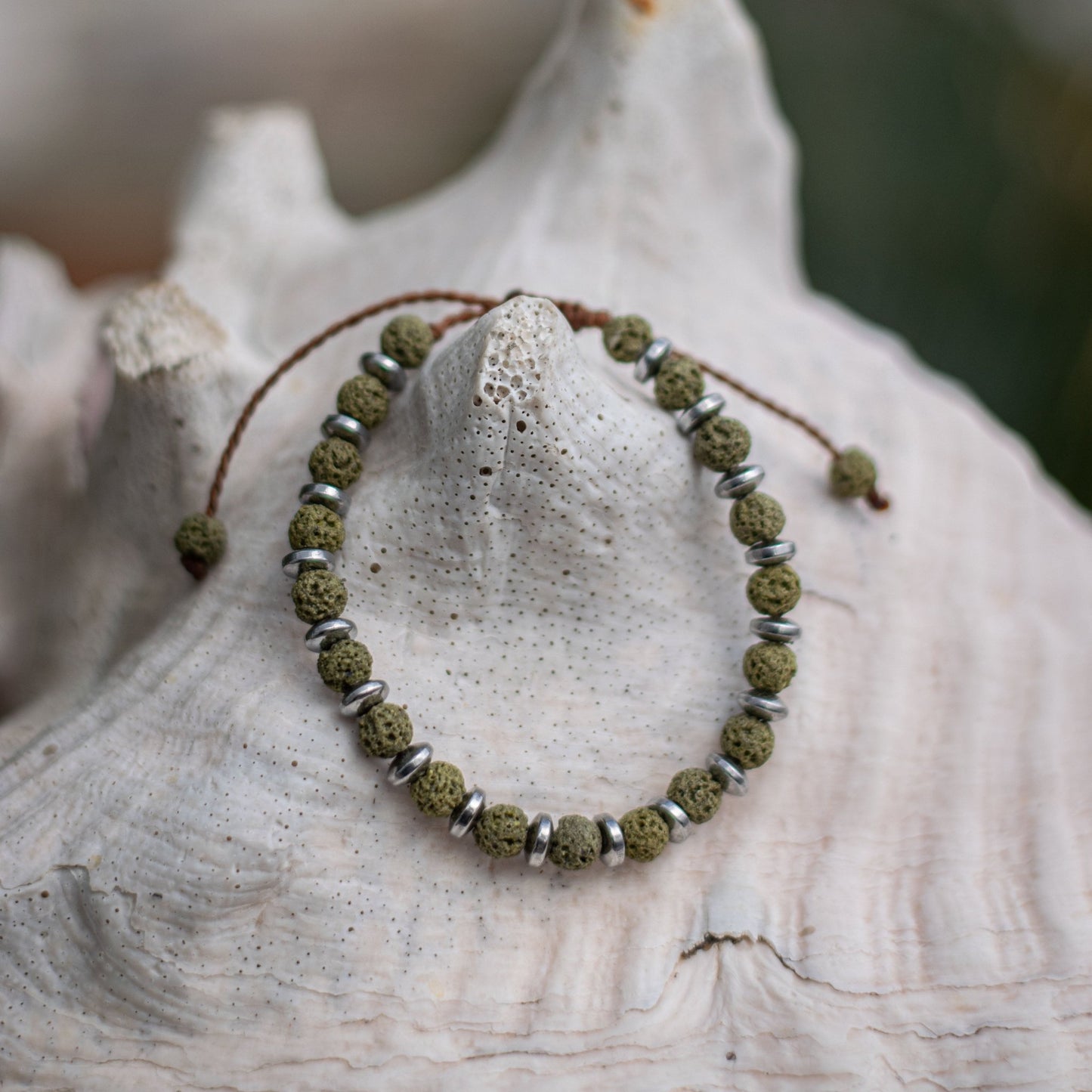 Green Lava Βracelet - Art Anna MacrameBracelet