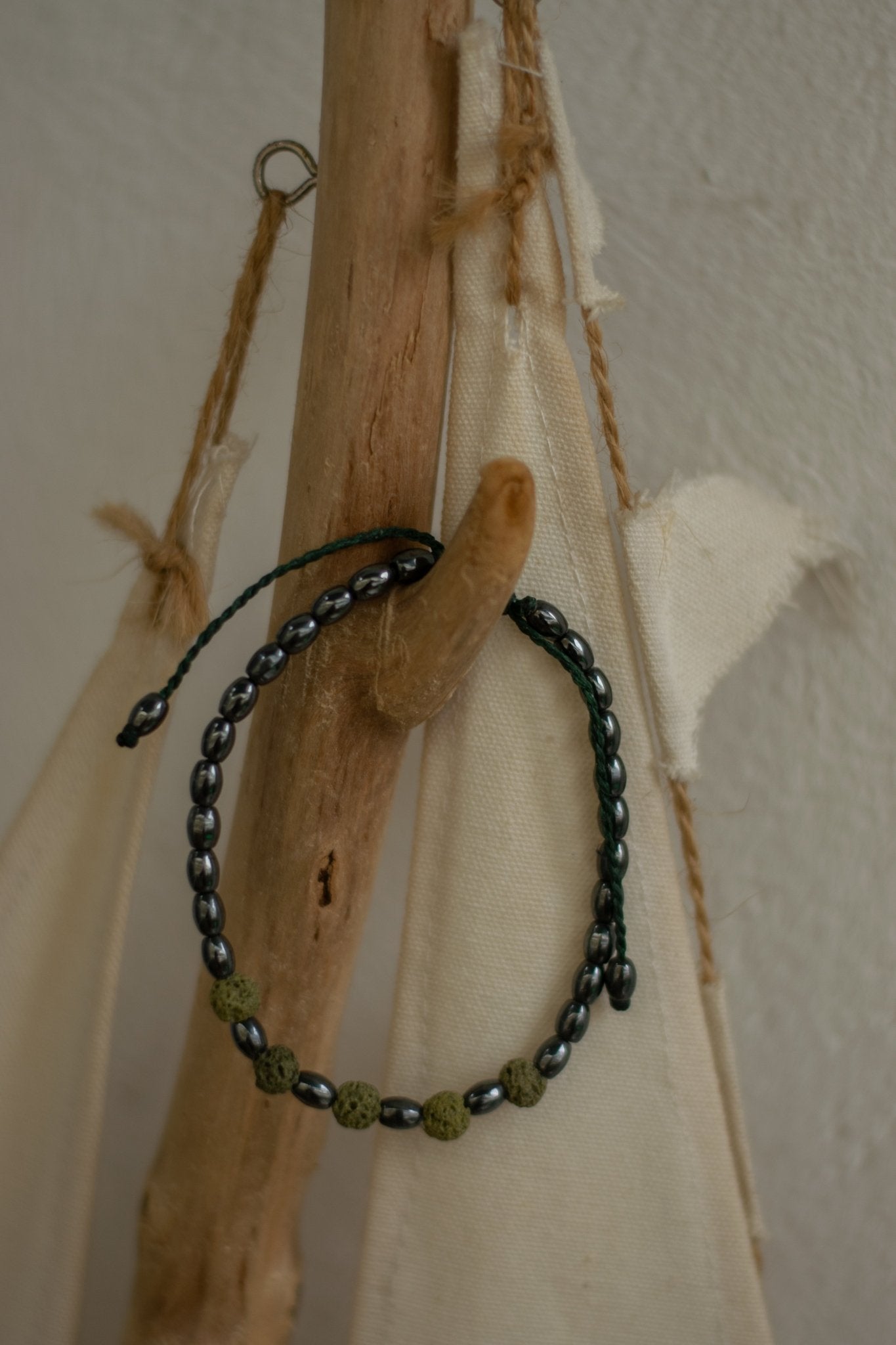 Green Lava Βracelet - Art Anna MacrameBracelet
