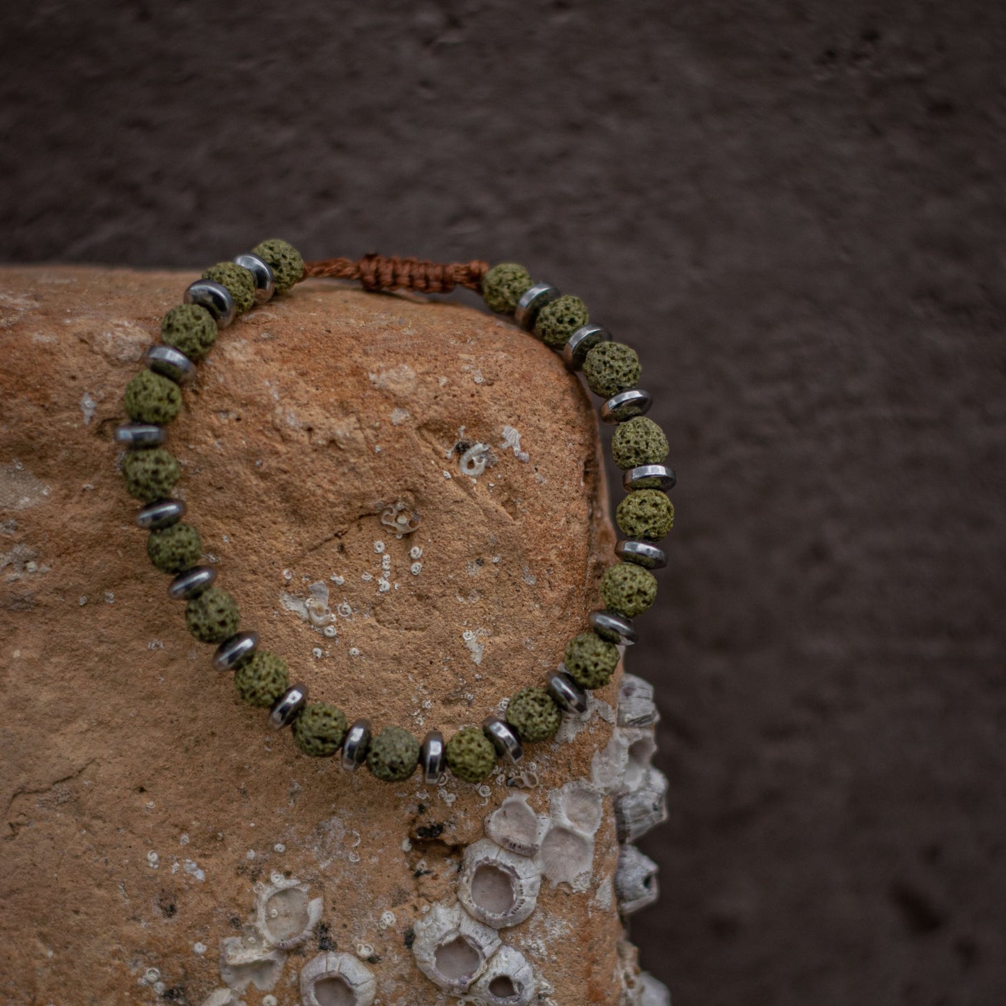 Green Lava Βracelet - Art Anna MacrameBracelet