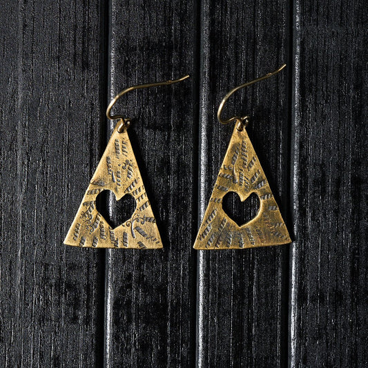 Heart Earring - Art Anna MacrameEarrings