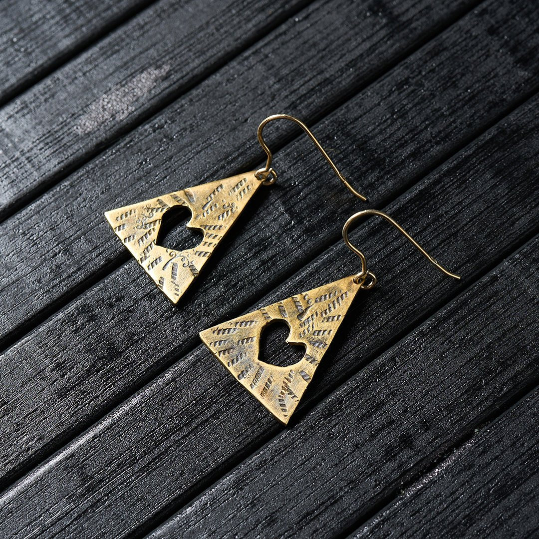 Heart Earring - Art Anna MacrameEarrings