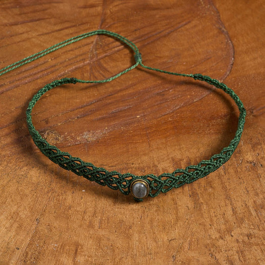 Indy labradorite - Art Anna MacrameNecklaces