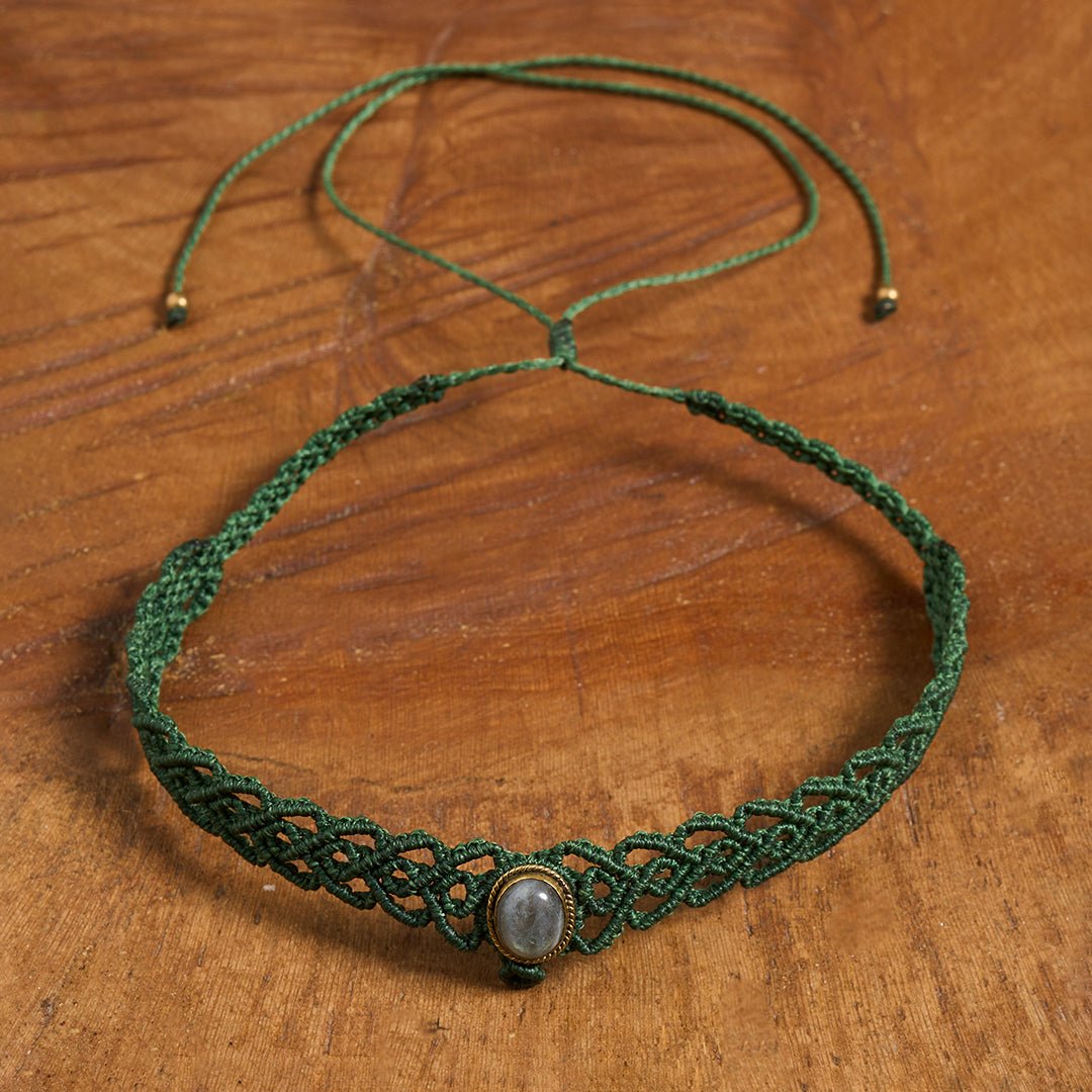 Indy labradorite - Art Anna MacrameNecklaces