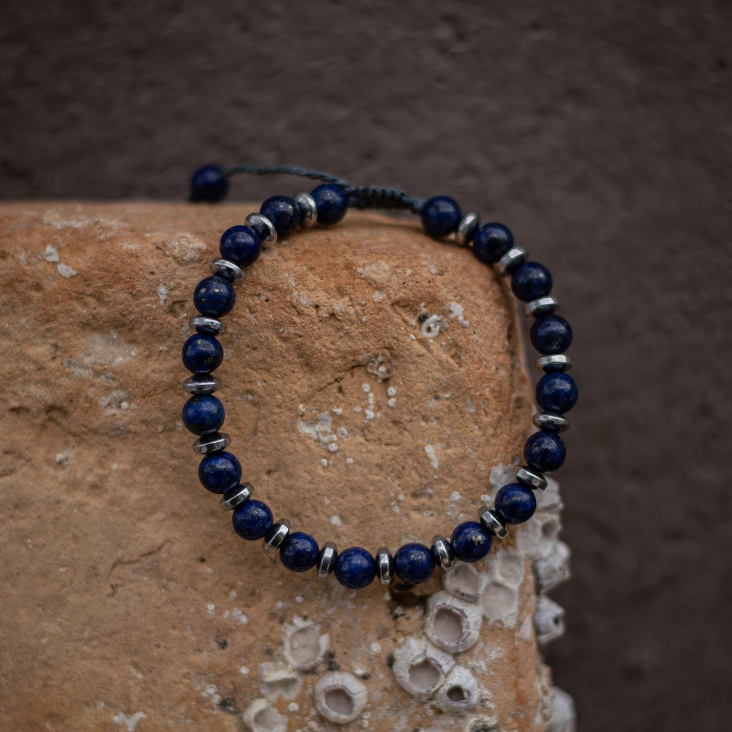 Lapis Lazuli Bracelet - Art Anna MacrameBracelet