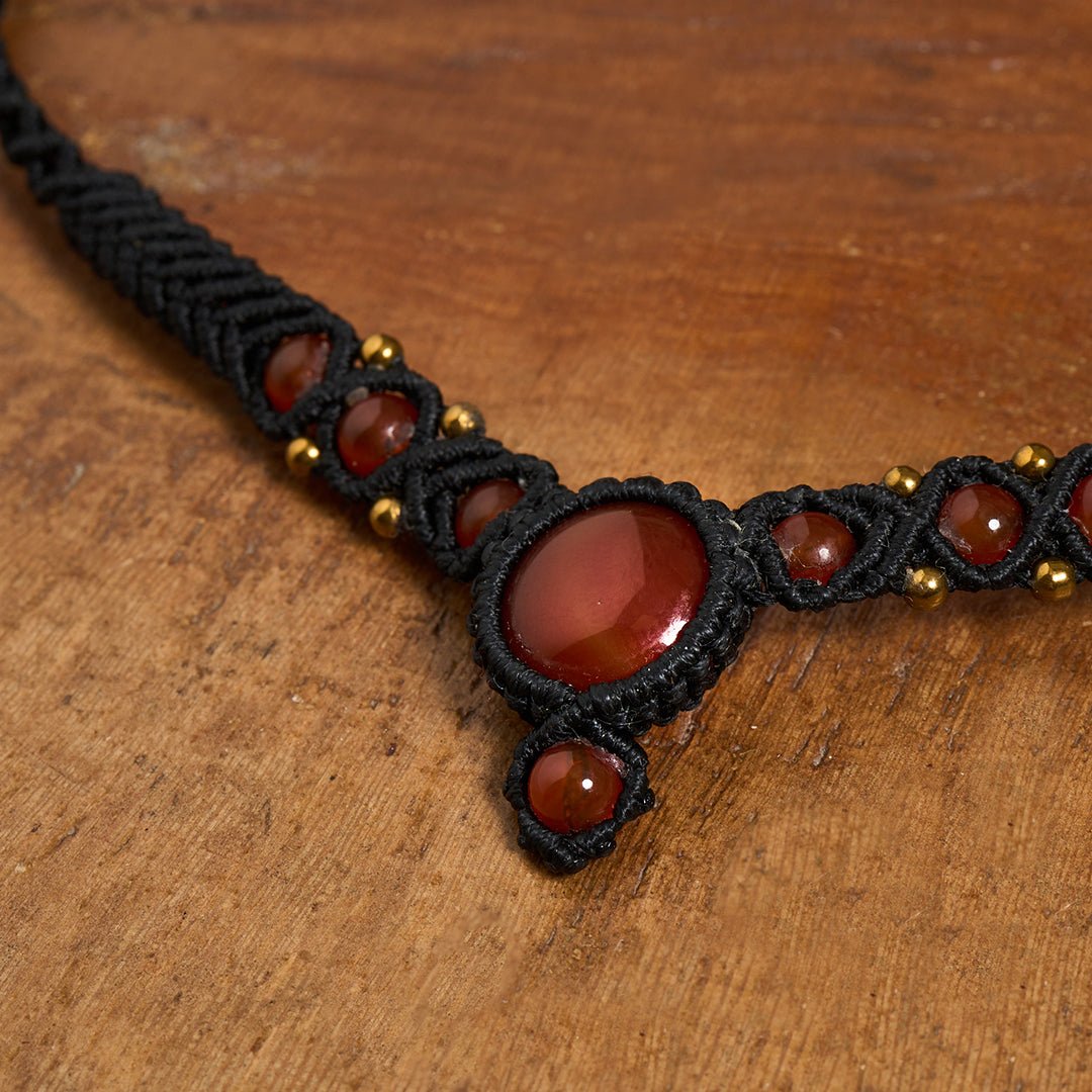 Lona Neclaces Black - Art Anna MacrameNecklaces