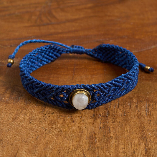Monestone Bracelet - Art Anna MacrameCuff Bracelet