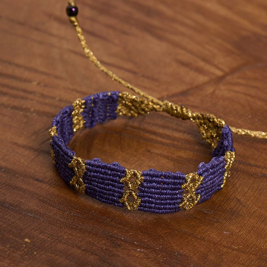 Royal Gold - Art Anna MacrameBracelet