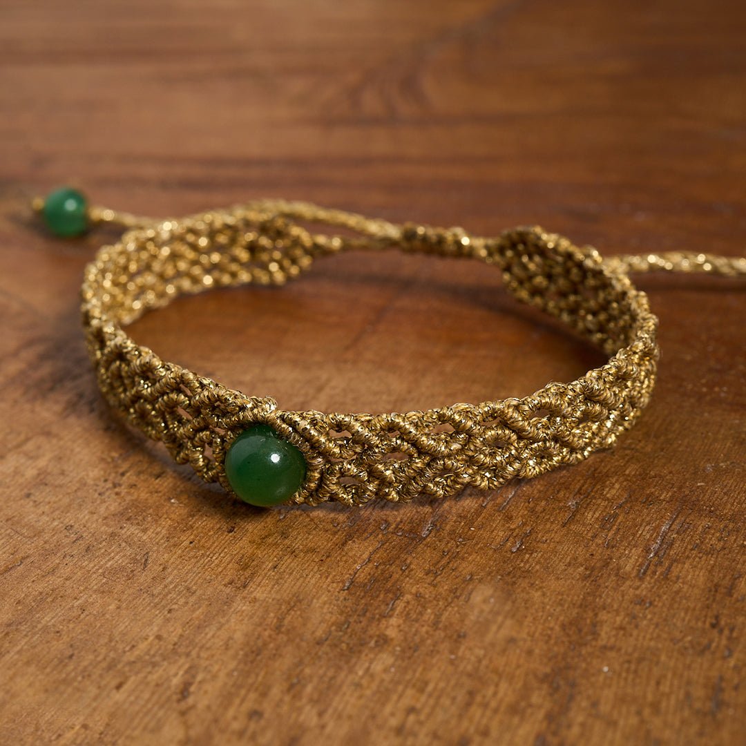 Sant Bracelet - Art Anna MacrameCuff Bracelet