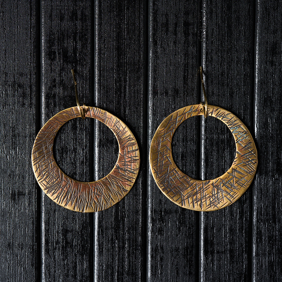 Mara Brass Earring