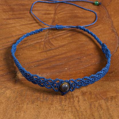 Indy Choker Dark Blue