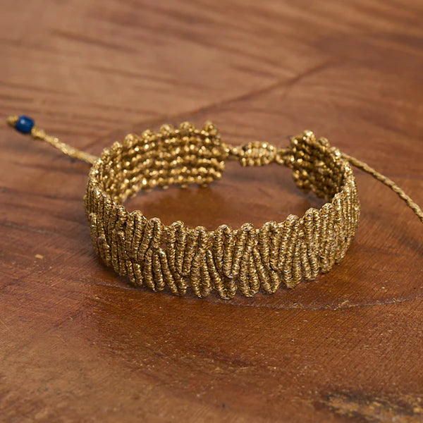 Tea - Thread Cuff Bracelet