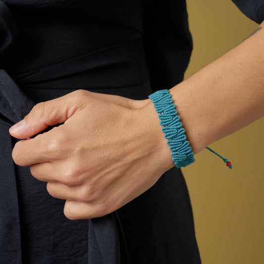 Tea - Thread Cuff Bracelet