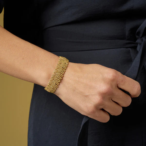 Tea - Thread Cuff Bracelet