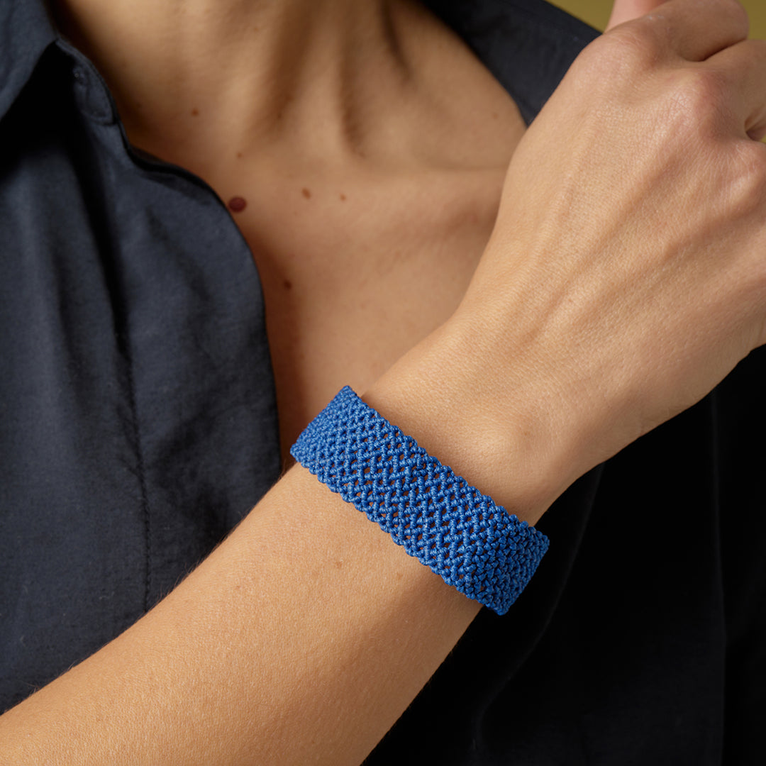 Pinelopi Dark Bleu - Cuff Bracelet