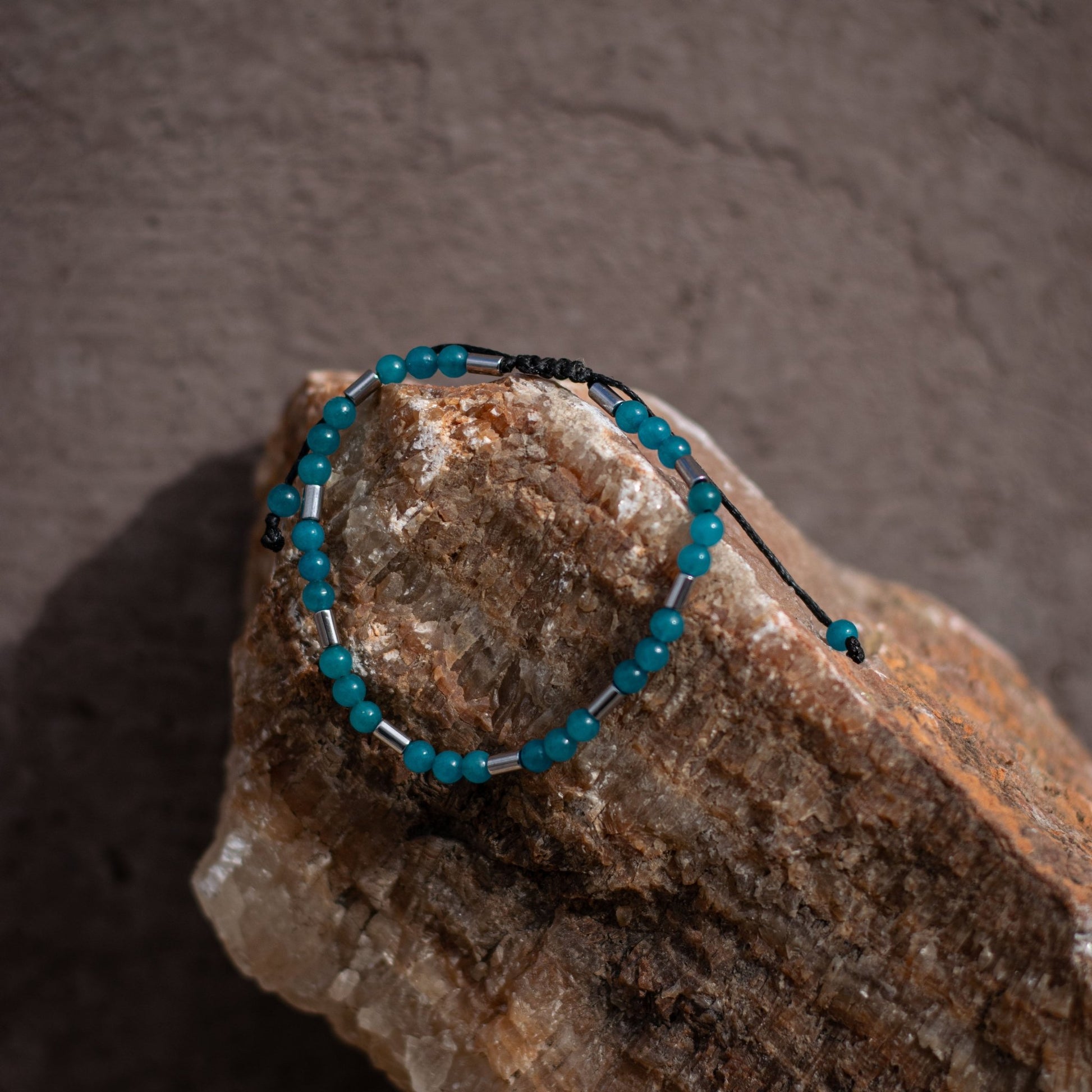Blue Agate Bracelet - Art Anna MacrameBracelet