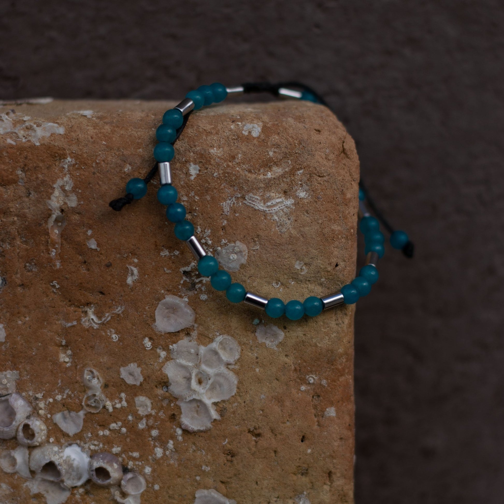 Blue Agate Bracelet - Art Anna MacrameBracelet
