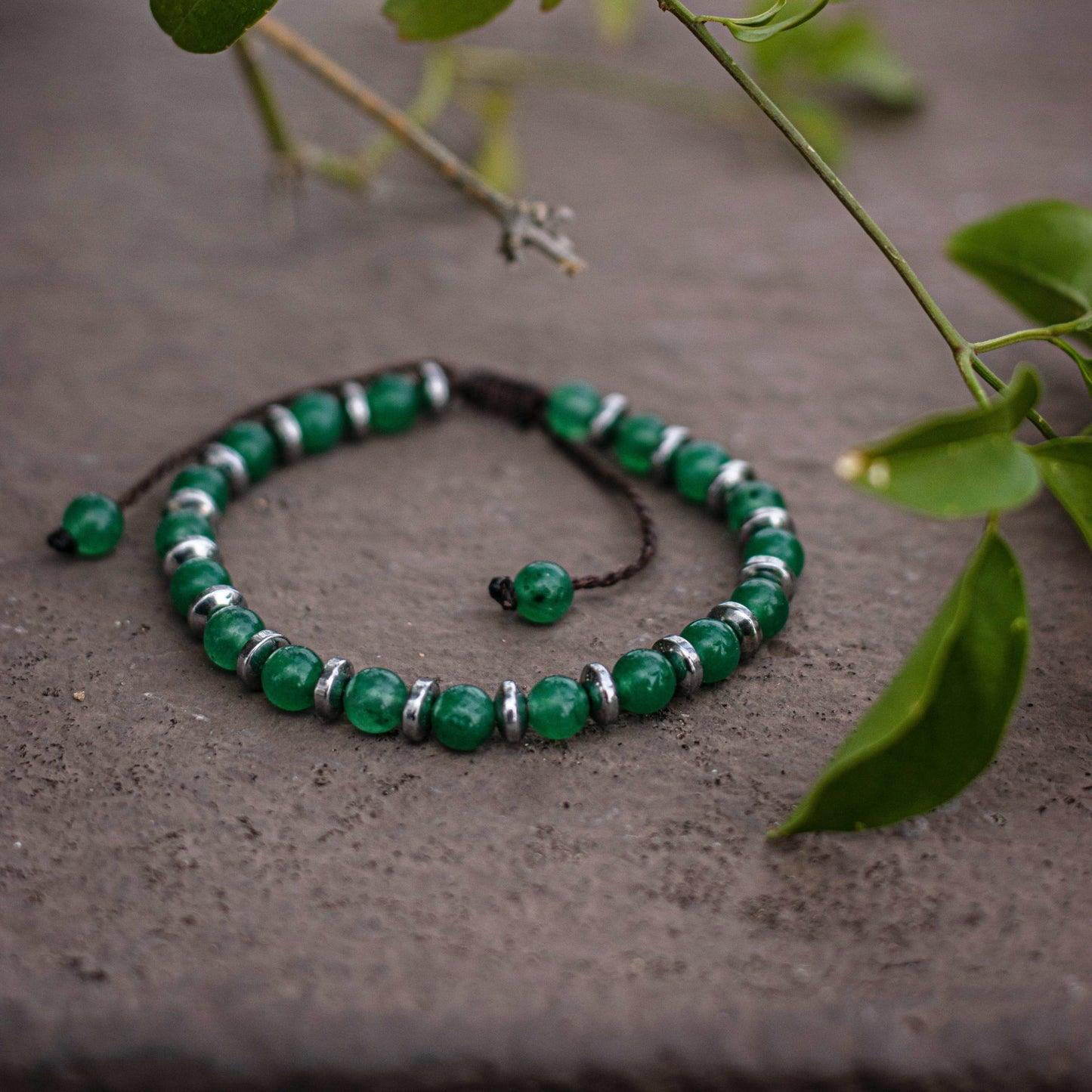 Forest - Art Anna MacrameCuff Bracelet