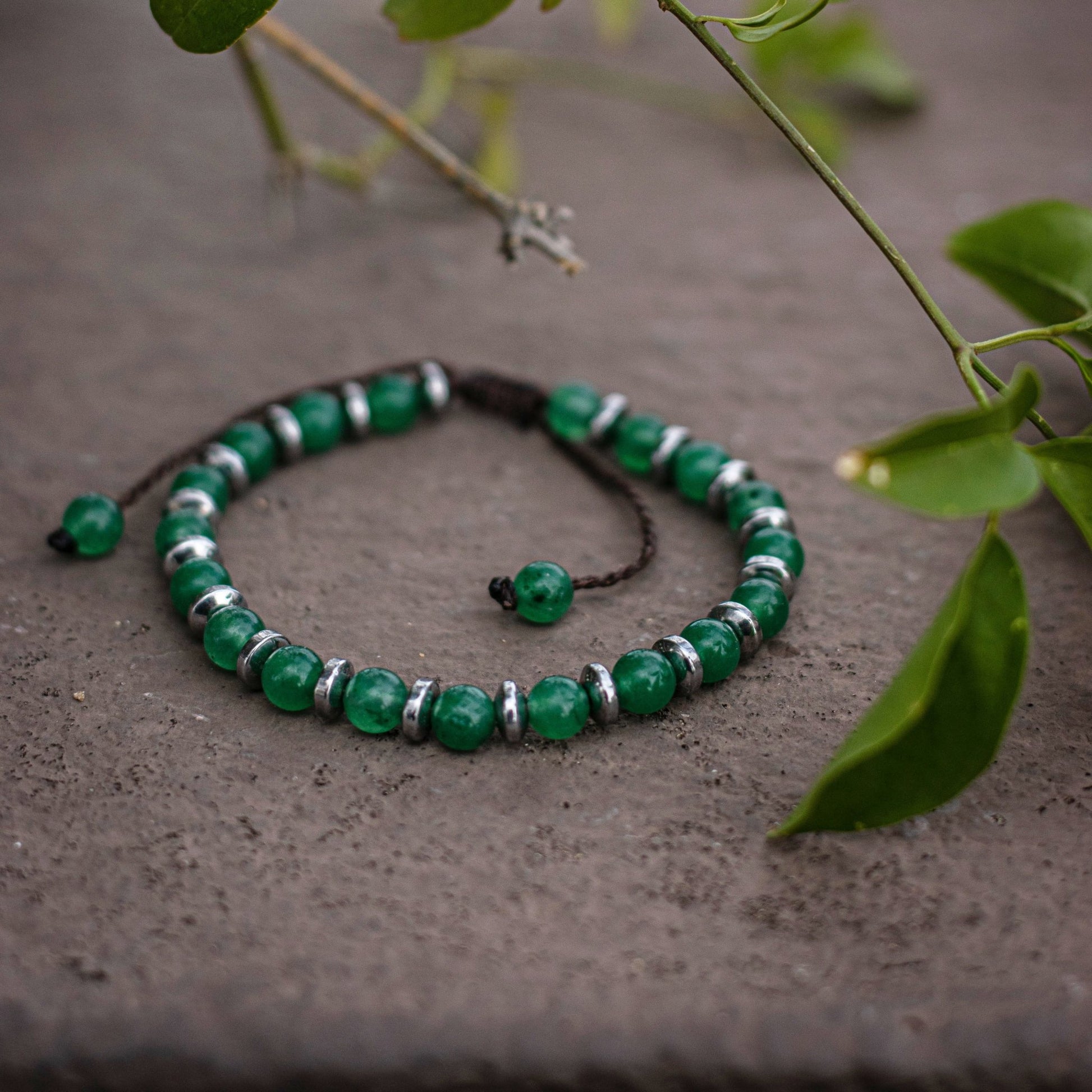 Forest - Art Anna MacrameCuff Bracelet