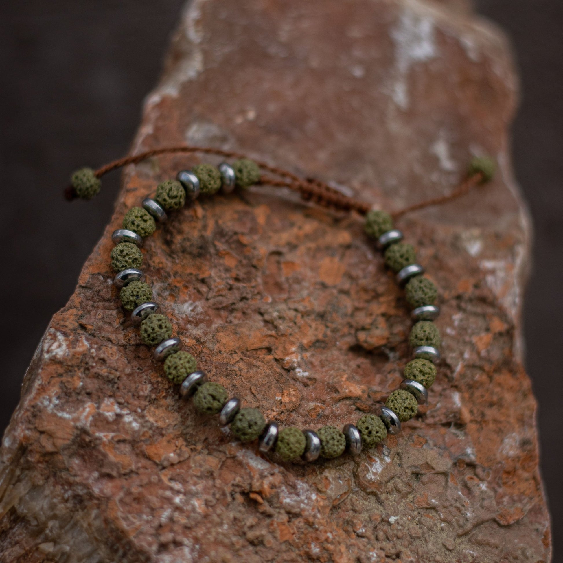 Green Lava Βracelet - Art Anna MacrameBracelet