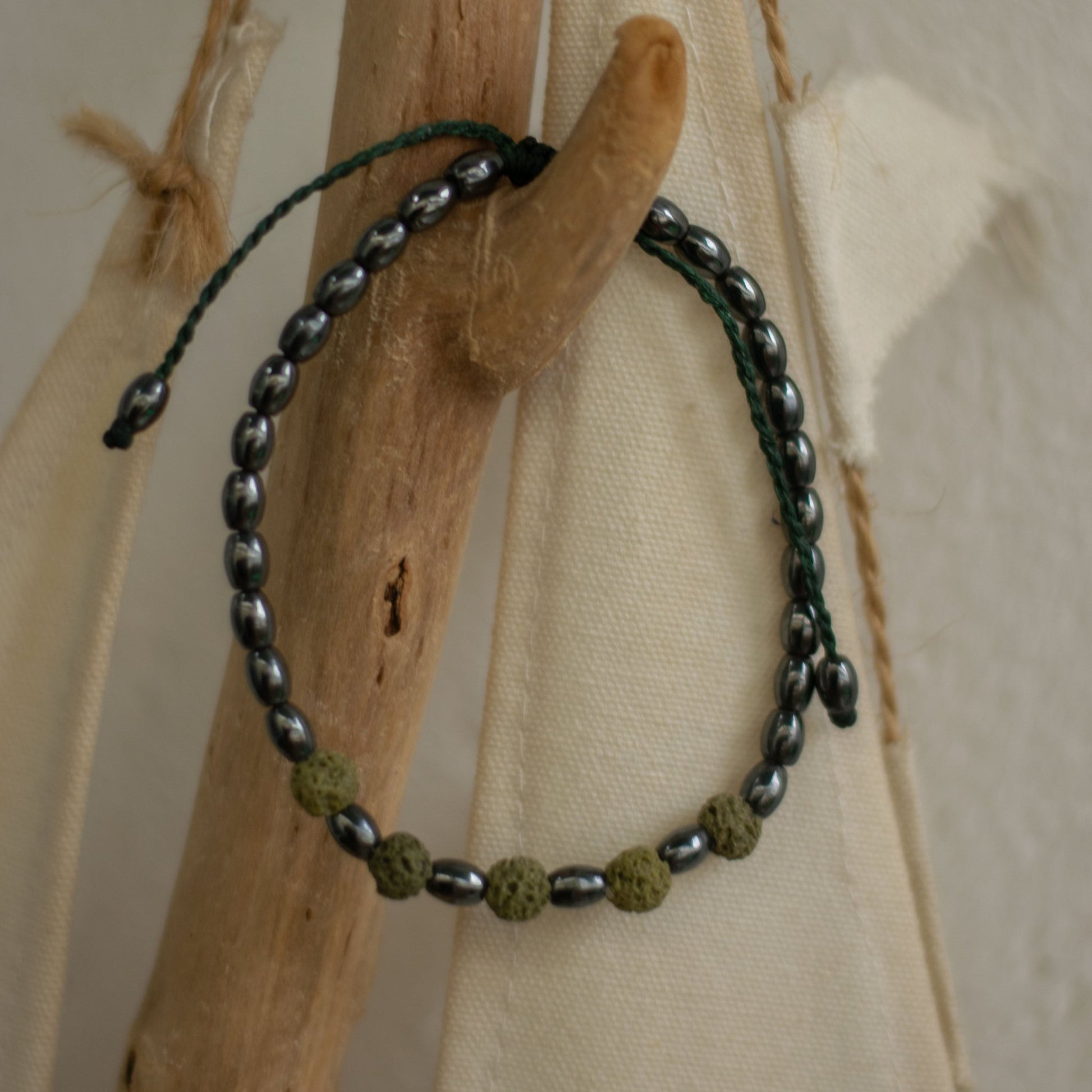 Green Lava Βracelet - Art Anna MacrameBracelet