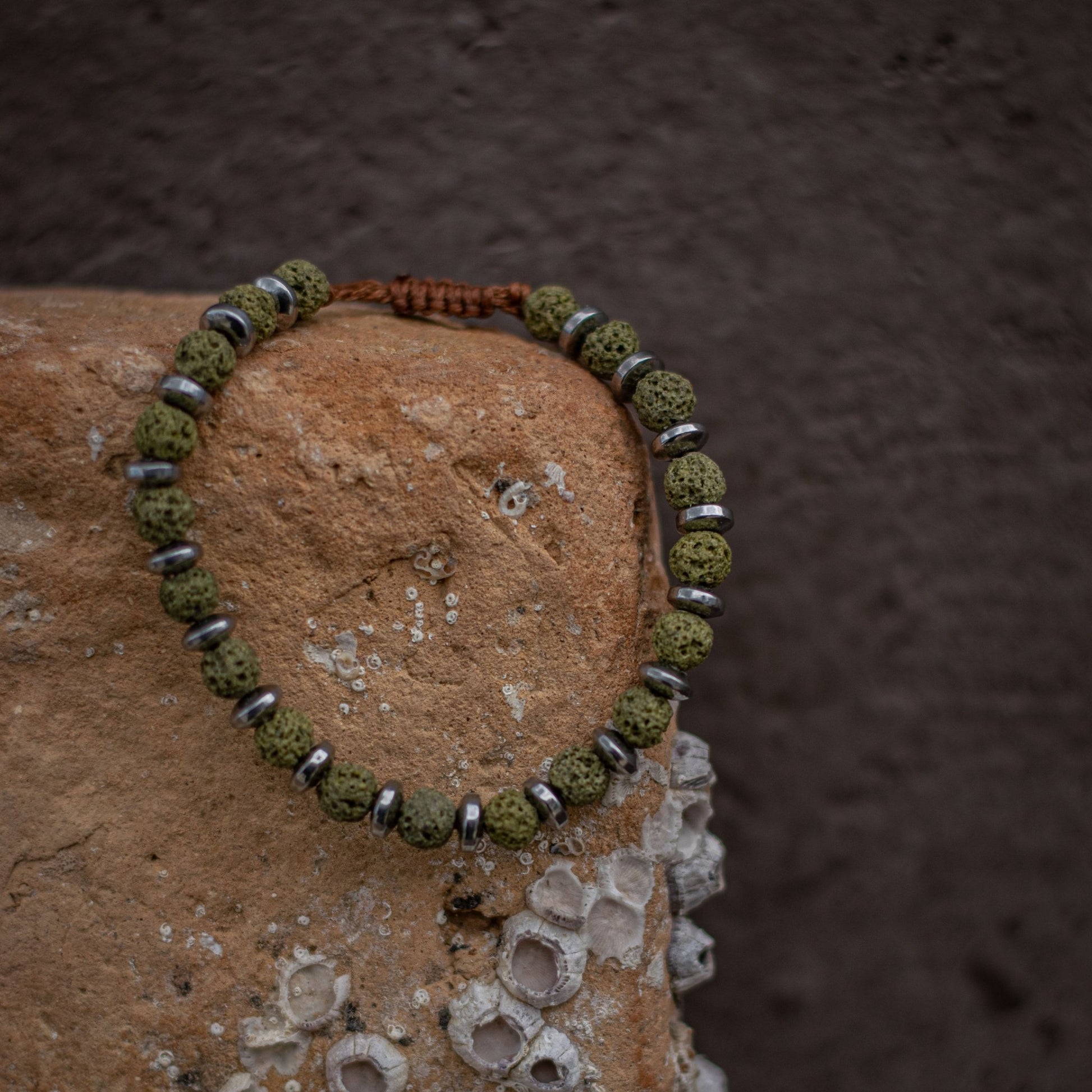Green Lava Βracelet - Art Anna MacrameBracelet