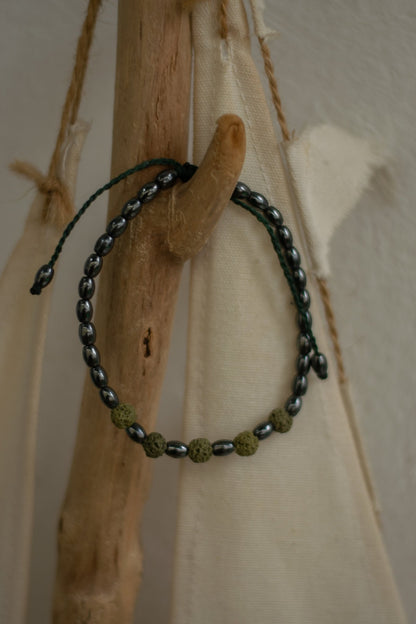 Green Lava Βracelet - Art Anna MacrameBracelet