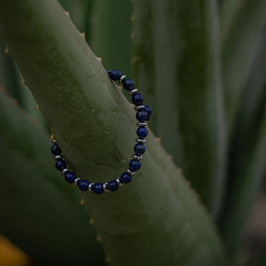 Lapis Lazuli Bracelet - Art Anna MacrameBracelet