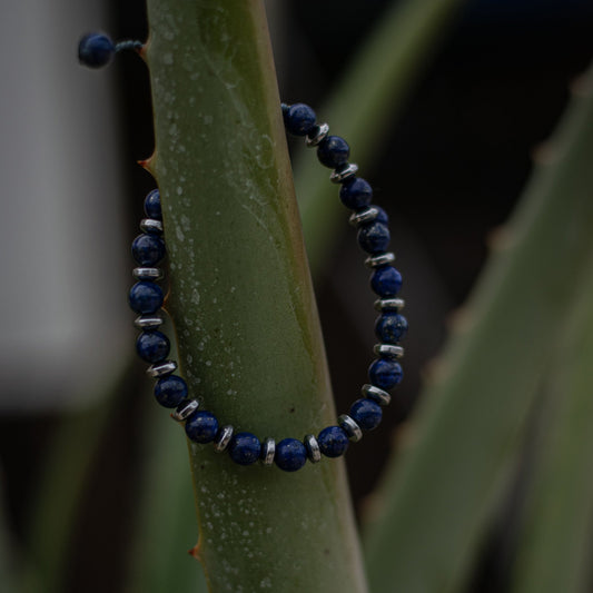 Lapis Lazuli Bracelet - Art Anna MacrameBracelet
