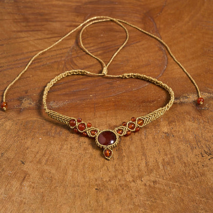 Lona Necklaces Gold - Art Anna MacrameNecklaces
