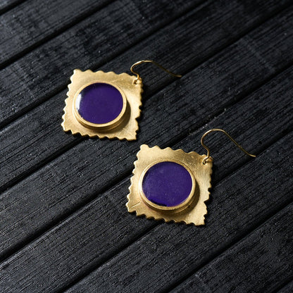Mary Purple - Art Anna MacrameEarrings