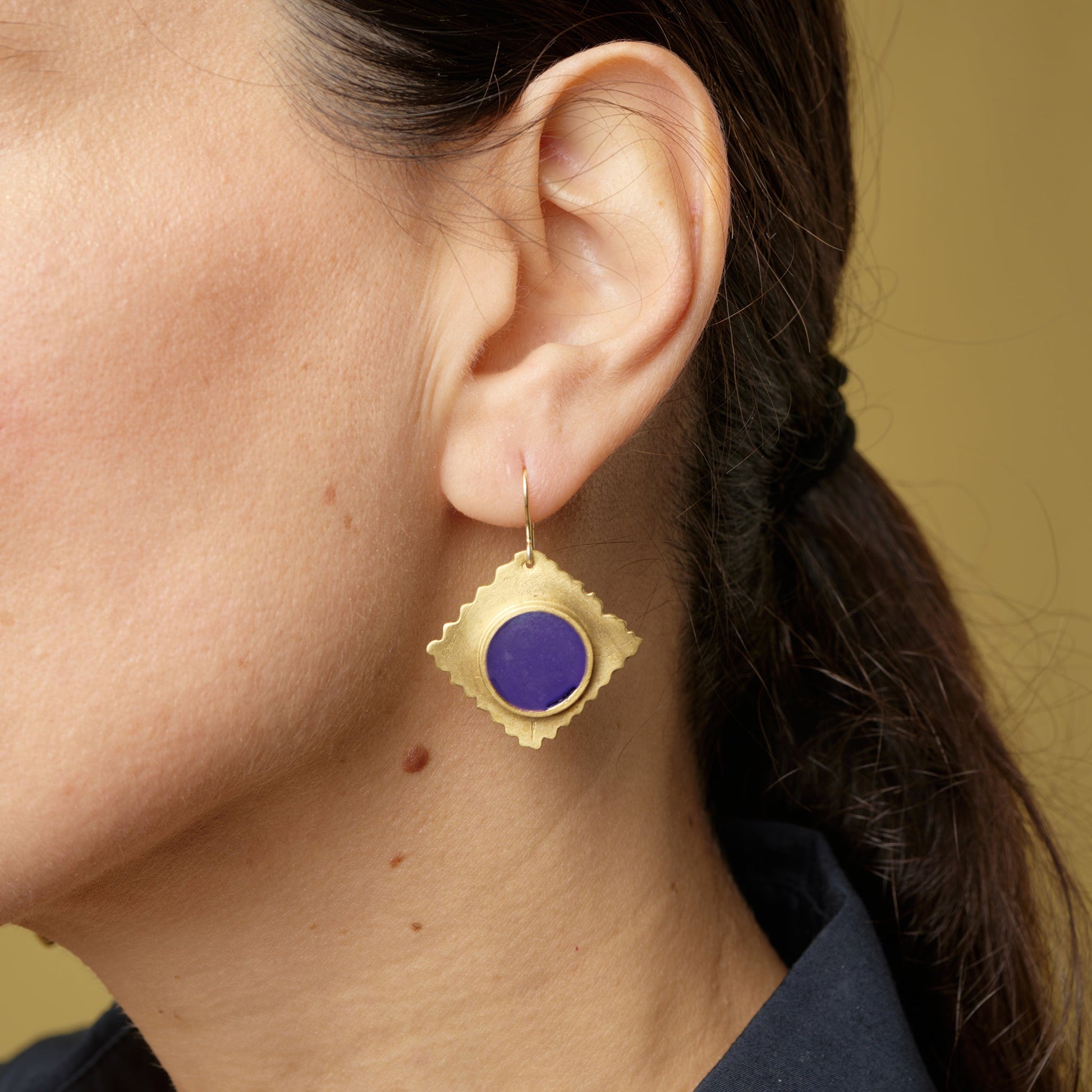 Mary Purple - Art Anna MacrameEarrings