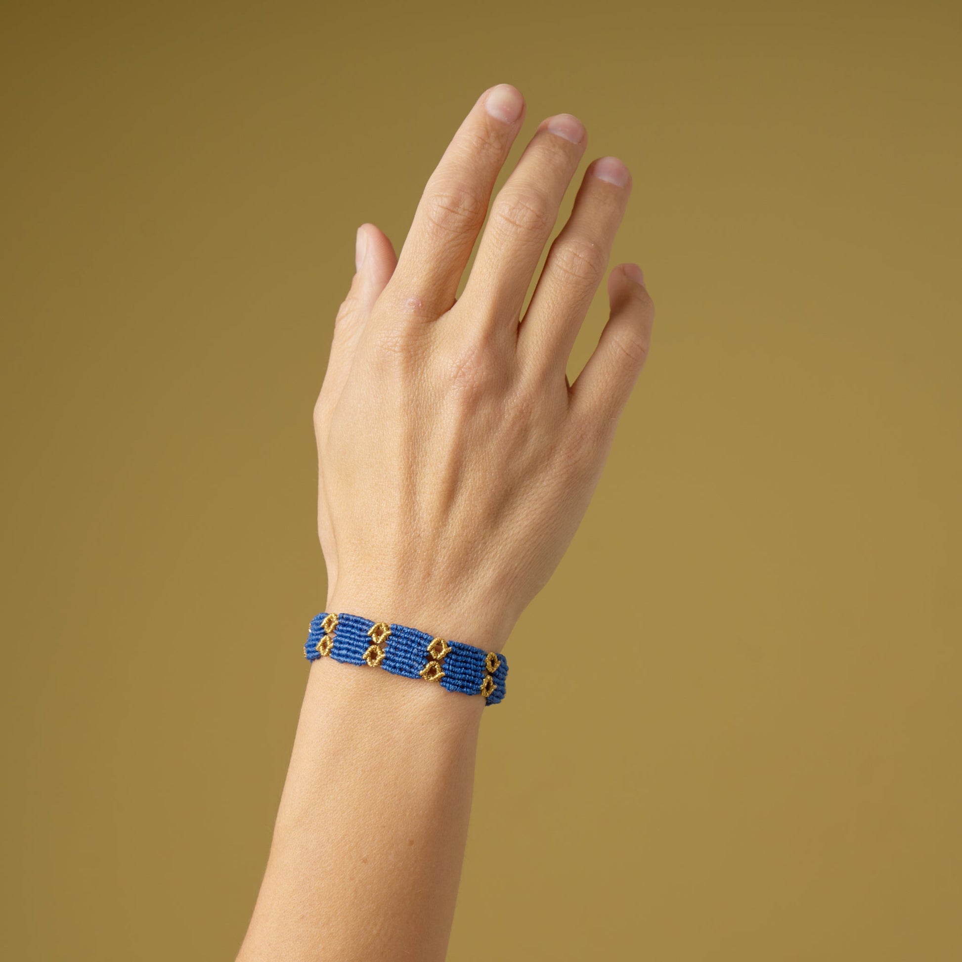 Royal Azure - Art Anna MacrameBracelet