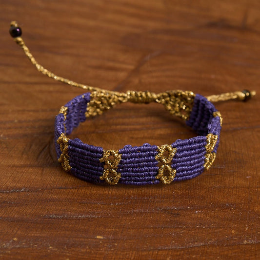 Royal Gold - Art Anna MacrameBracelet