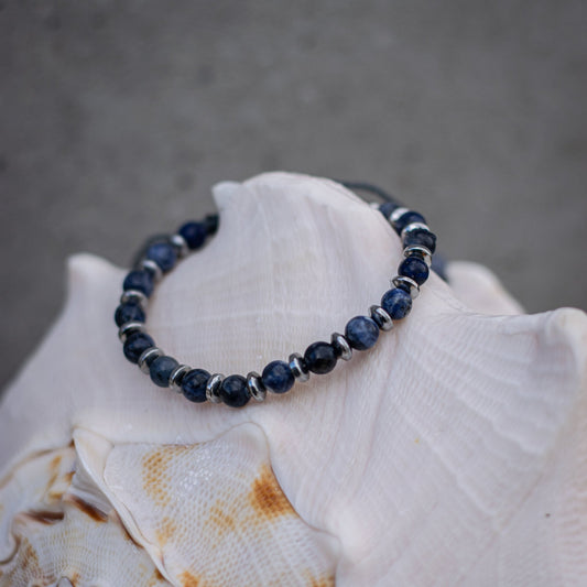 Sodalite Bracelet - Art Anna MacrameBracelet