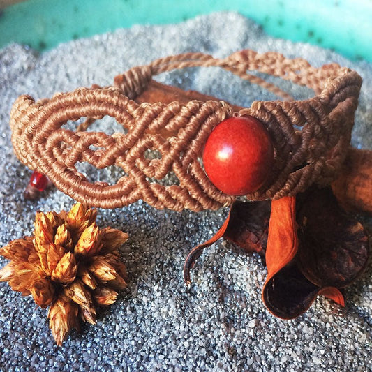 Terra Coral - Art Anna MacrameBracelet