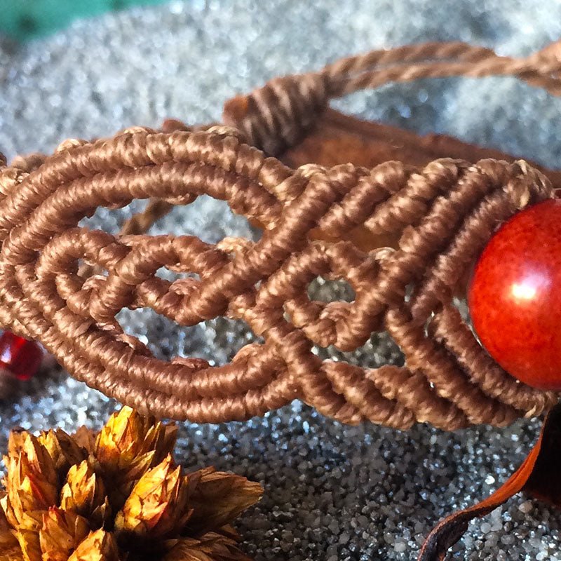 Terra Coral - Art Anna MacrameBracelet