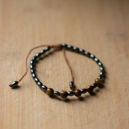 Tiger Eye Bracelet - Art Anna MacrameBracelet